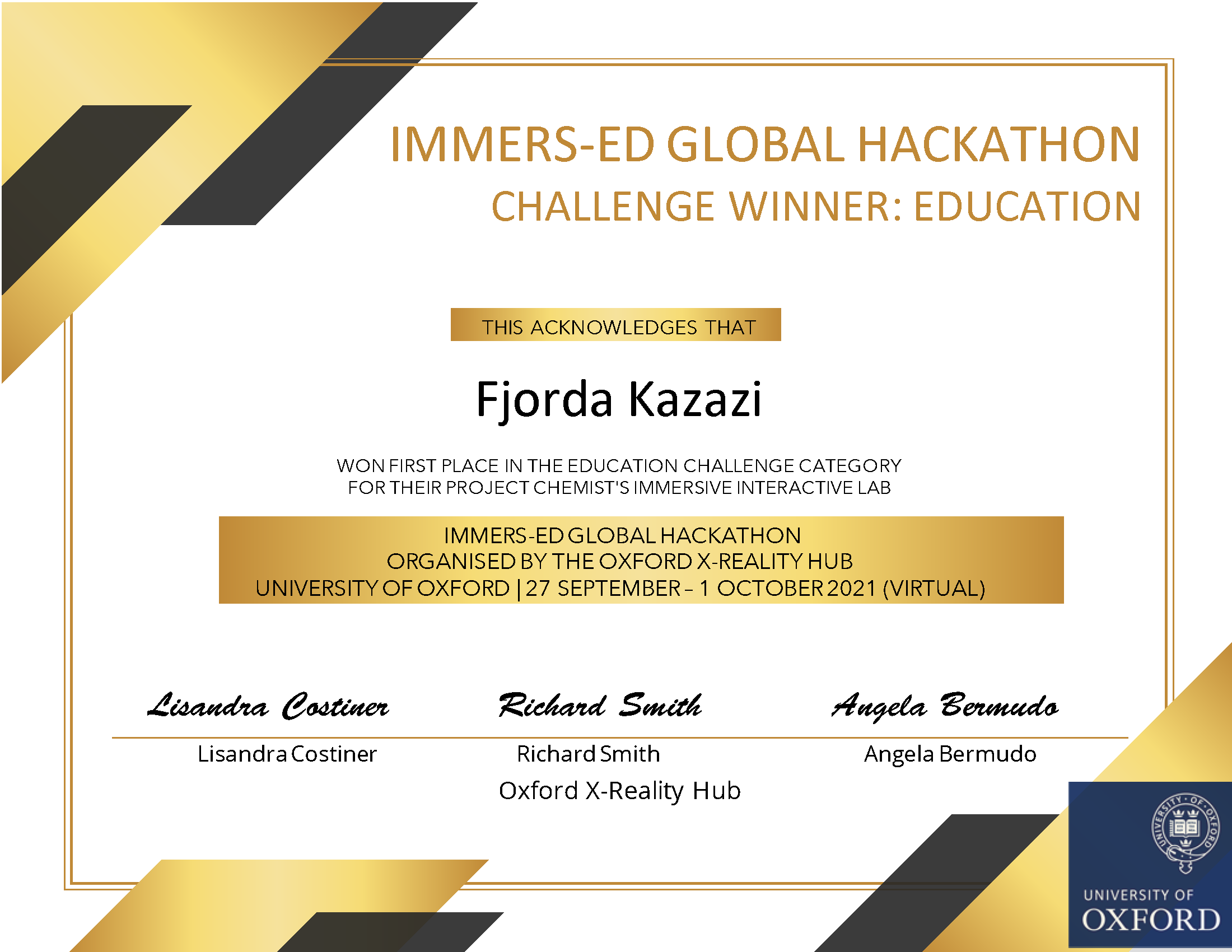 Immers-Ed Global Hackathon